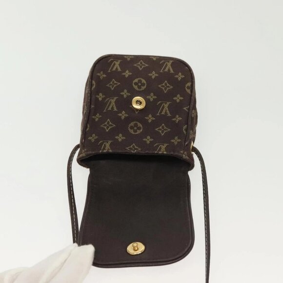 LOUIS VUITTON Monogram Mini Pochette Cancun Pouch Brown M95313 LV Auth 141685 - Picture 10 of 16